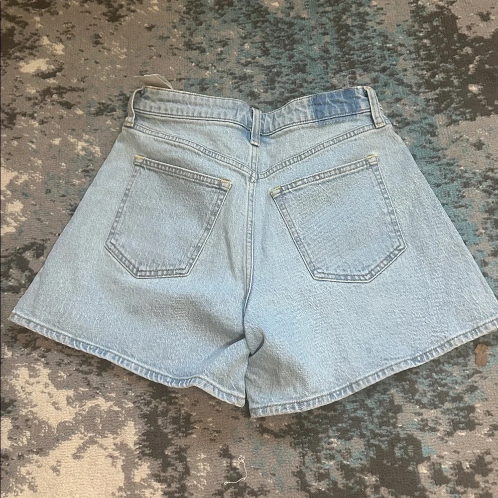 Abercrombie & Fitch Light Blue Jean Shorts - Dad Shorts - Curve Love - Picture 12 of 14